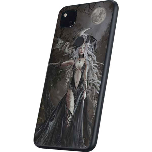 Gothic Princess with Silver Dragon by Nene Thomas Google Pixel 4a Skin